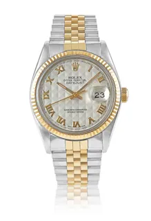 Rolex Datejust 36 16013 Stainless steel and 18k yellow gold Cream