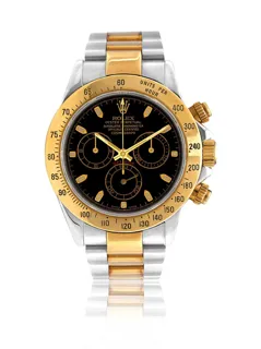 Rolex Daytona 116523 Stainless steel and 18k yellow gold Black