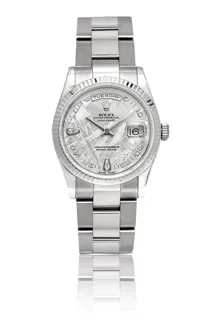 Rolex Day-Date 36 118239 18k white gold Gray