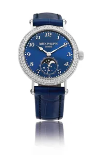 Patek Philippe Moonphase 7121/200G 18k white gold Blue