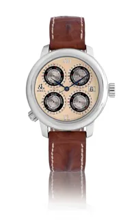 Jacob & Co. GMT-2SS Stainless steel Cream