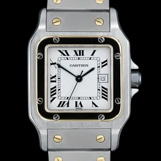 Cartier Santos Carrée 2961 Yellow gold and Stainless steel