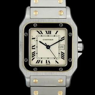 Cartier Santos Carrée 2961 Yellow gold and Stainless steel