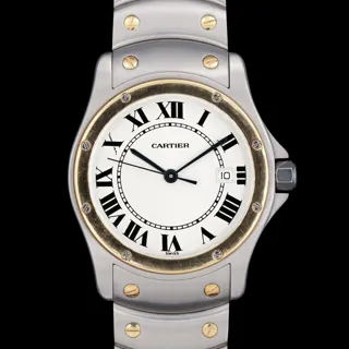 Cartier Santos Ronde 1551 30mm Yellow gold and Stainless steel