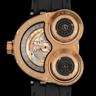 MB&F Side Winder Horological Machine No. 3 HM3 Rose gold