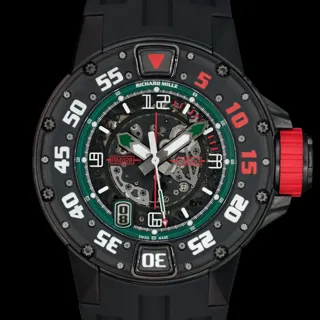 Richard Mille RM 028 47mm Titanium$DLC coating red$white$green