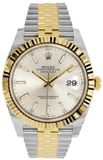 Rolex Datejust 41 Yellow gold and Stainless steel Silver