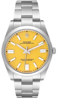 Rolex Oyster Perpetual 124300-0004 Stainless steel Golden