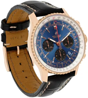 Breitling Navitimer B01 Chronograph RB0121211C1P1 43mm Red gold Blue