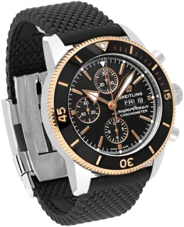 Breitling Superocean V13313 Stainless steel and 18k rose gold Black