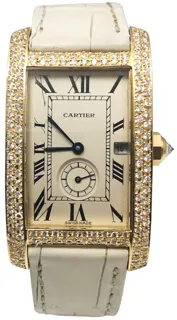 Cartier Tank Américaine 811905 18k yellow gold Beige