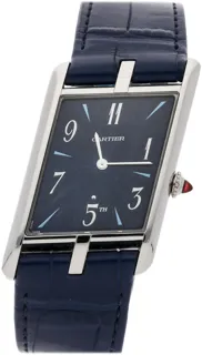 Cartier Tank Asymétrique WGTA0120 Platinum Blue