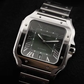 Cartier Santo de Cartier WSSA0062 Stainless steel Green