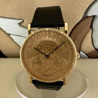 Corum Coin Watch 8692 34mm Yellow gold Golden