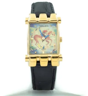 Gruen The Polo Player 0198GR3182 Yellow gold