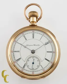 Hampden Watch Co. Yellow gold White