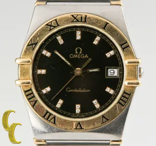 Omega Constellation 396.1070 / 396.1080 Stainless steel and 18k yellow gold Black