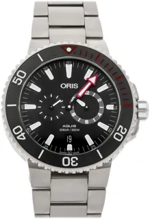 Oris Regulateur "Der Meistertaucher" 01 749 7734 7154-Set Titanium Black