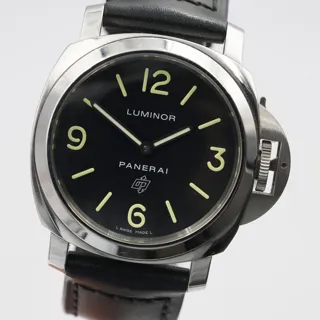 Panerai Luminor Base Logo PAM 01000 Stainless steel Black