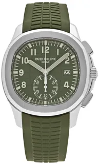 Patek Philippe Aquanaut 5968G-010 White gold Green