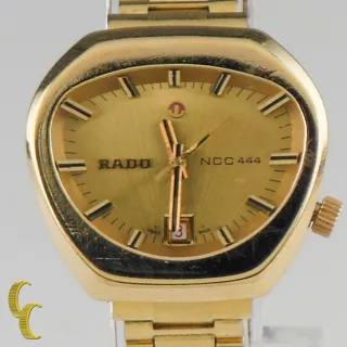 Rado NCC 444 558.3018.2 Stainless steel and Gold-plated Gold Tone