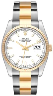 Rolex Datejust 36 116233 Stainless steel White