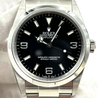 Rolex Explorer 114270 Stainless steel Black