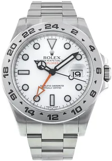 Rolex Explorer II 216570 Stainless steel White