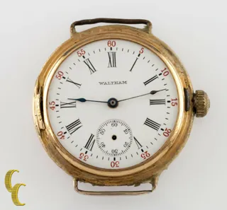 Waltham Watch Company Yellow gold White