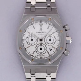 Audemars Piguet Royal Oak Chronograph 25860ST 39mm Stainless steel White