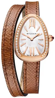 Bulgari Tubogas Serpenti 102727 18k rose gold White