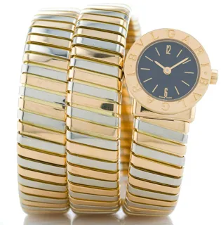 Bulgari Tubogas BB191T 18k yellow gold Black