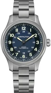 Hamilton Khaki Field H70545140 Titanium Blue