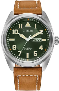 Citizen Garrison BM8560-02X Stainless steel Green