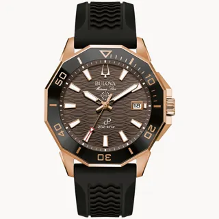 Bulova Marine Star 98B421 Stainless steel Brown