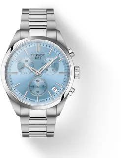 Tissot PR 100 T150.417.11.351.00 Stainless steel Ice blue