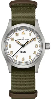 Hamilton Khaki Field H69401910 Stainless steel White