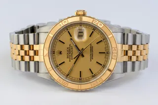 Rolex Datejust Turn-O-Graph 16263 Yellow gold and Stainless steel Champagne