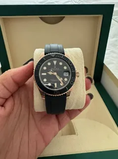 Rolex Yacht-Master 268655-0002 Ceramic and Rose gold Black