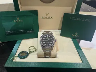 Rolex Air King 116900-0001 Stainless steel Black