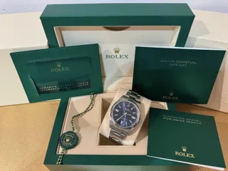 Rolex Oyster Perpetual 124300-0003 Stainless steel Blue