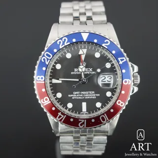 Rolex GMT-Master 1675-001 Stainless steel Black