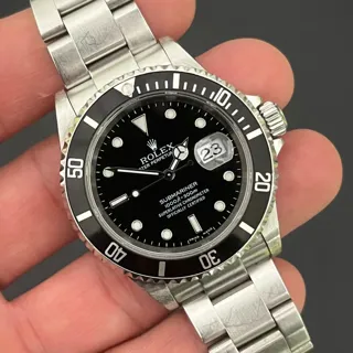 Rolex Submariner 16610 Stainless steel Black