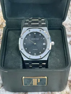 Audemars Piguet Royal Oak 5402BC 18k white gold Black waffle