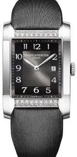 Baume & Mercier Hampton MOA10024 Stainless steel and Diamond Black