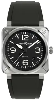 Bell & Ross Instruments BR03A-BL-ST/SRB Stainless steel