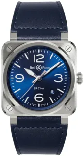 Bell & Ross Instruments BR03A-BLU-ST/SCA Stainless steel