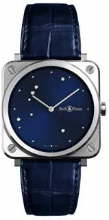 Bell & Ross Instruments BRS-EA-ST/SCR Stainless steel Blue