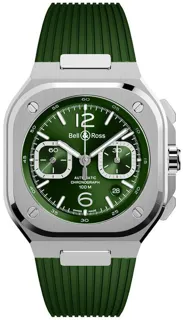 Bell & Ross Urban BR05C-GN-ST/SRB Stainless steel Green