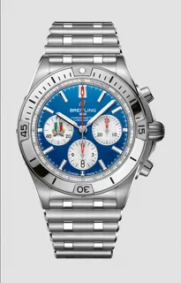 Breitling Chronomat B01 AB0134A41C1A1 42mm Stainless steel Blue